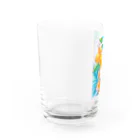 風神の風車の枇杷の子 Water Glass :left