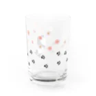 田中ザビエル世界のどうぶつの桜咲くパンダ Water Glass :left