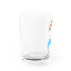 あおいらくだグッズのBluecamel colour Water Glass :left