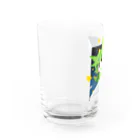 Tetra Styleの宇宙からひょっこりテン Water Glass :left