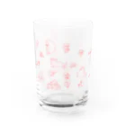 マルティ部屋のシニアなマルティ赤 Water Glass :left