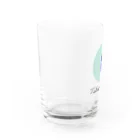 ねこのTシャツやさんのTabun Bora Water Glass :left