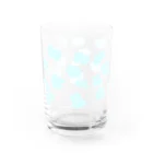 はちおうじ　にっきの牛乳を注ぐとウシになるやつ(そらいろ) Water Glass :left