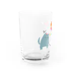 ず！猫の隠れ家🏠のさよなら夏休み Water Glass :left