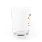 ニコリファクトリーのロゴワンポイント Water Glass :left