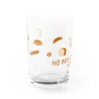 ニコリファクトリーのNO BREAD NO LIFE Water Glass :left