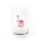 ERIMO–WORKSのSweets Lingerie Glass "Strawberry mousse" Water Glass :left