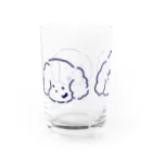 にのにのゆかいなわんこ Water Glass :left