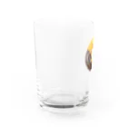 安藤食品サンプル製作所【ando foodmodel factory】のチョコがけドーナツ Water Glass :left