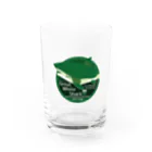 Kinkadesign うみのいきものカワイイShopのホホジロザメ_Cafeステッカーデザイン Water Glass :left