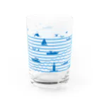 OCEAN SLOTHの波ボーダー Water Glass :left