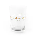 トトエリのジャックラッセルテリアのトトwithフレンズ2 Water Glass :left