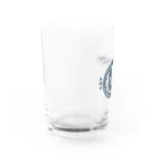 毎日ころりんの銀猫家紋 Water Glass :left