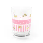yoshiikanのティータイム(ピンク) グラス左面