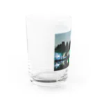 レモンスカッシュの泡の耳をすまして Water Glass :left