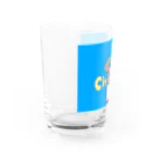 kaniko25のチェック柄好きのねずみくん Water Glass :left