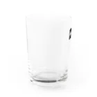 mmm212のNISTA square box logo Water Glass :left