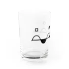 dotmillisの波形と四角 Water Glass :left
