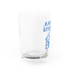 KAMDET カムデット　ストリートブランドのKAMDET  SPA CLUB  Design LOGO Water Glass :left