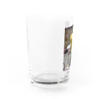 yukaのワカケホンセイインコのきいろちゃん Water Glass :left