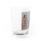 梅梅堂の歌舞伎　勧進帳富樫のグラス Water Glass :left