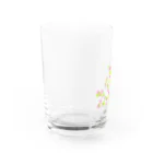タンポポの葉桜 Water Glass :left