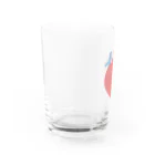 8anna storeの人体のなぞ。ぴかぴかピンクの心臓。 Water Glass :left