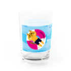 mapechiのトラネコしまお、うみへ Water Glass :left