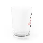 キッチュの赤スカーフパンダ Water Glass :left