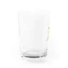 知性の瞬きのはなかんむりのうさぎ Water Glass :left