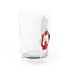 WAMI ARTのランタン猫 Water Glass :left