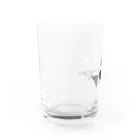 めかぶ商店のサメの骨格 Water Glass :left