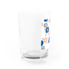 wakuwa_shopの【イラストレーターMARI】ohana Water Glass :left