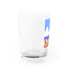 【喝っ！パどきあ。】SUZURI店舗のとりあえずビーチ Water Glass :left