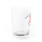 一般社団法人ALFITの*LFJT - Design original - Lettres bleues Water Glass :left