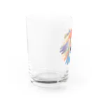 futaba_npoの憂うライオン Water Glass :left