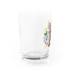 棕櫚竹工房の華やかなニャンコ Water Glass :left