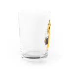 mapechiのトラネコしまお、milk最高 Water Glass :left