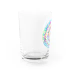 太陽の光降りそそぐ庭の星の花かんむり Water Glass :left