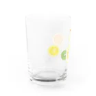 小桜森のコザクラとフルーツ Water Glass :left