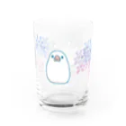 BUNCHOBOXのあじさい文鳥さん Water Glass :left