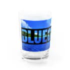 (株)えくぼの[BLUECHARGEロゴ] Water Glass :left