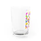 UFOchanのカラフル渦巻模様 Water Glass :left