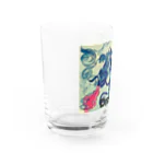 水彩屋のDragon Water Glass :left