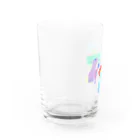 わちゃぽ宇宙人/シマダソラシドのうちゅうじんの石膏像👽🔥 Water Glass :left