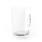 ミニチュアシュナウザー🐶 #うちのもふもふワンコのミニチュアシュナウザー #うちのもふもふワンコ Water Glass :left