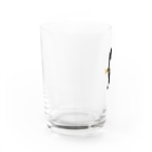 SUIMINグッズのお店のソフトクリームを急ぎめに運ぶねこ Water Glass :left
