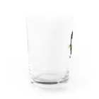 SUIMINグッズのお店のソフトクリームを急ぎめに運ぶねこ Water Glass :left