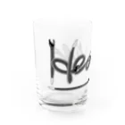 イラスト MONYAAT の蛇でHEAVY　 Water Glass :left