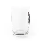 モフモフ動物ストアの凛々うさぎ Water Glass :left